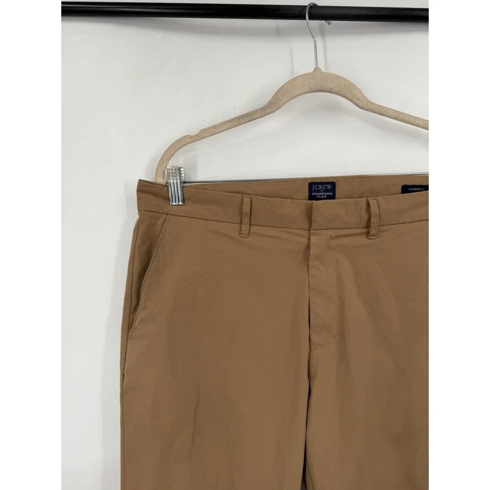 J. Crew Thompson Flex Mens Tapered Chino Pants Size 33/32 Preppy Old Money Basic